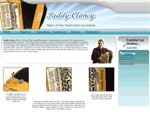 Tablet Screenshot of paddyclancy.com